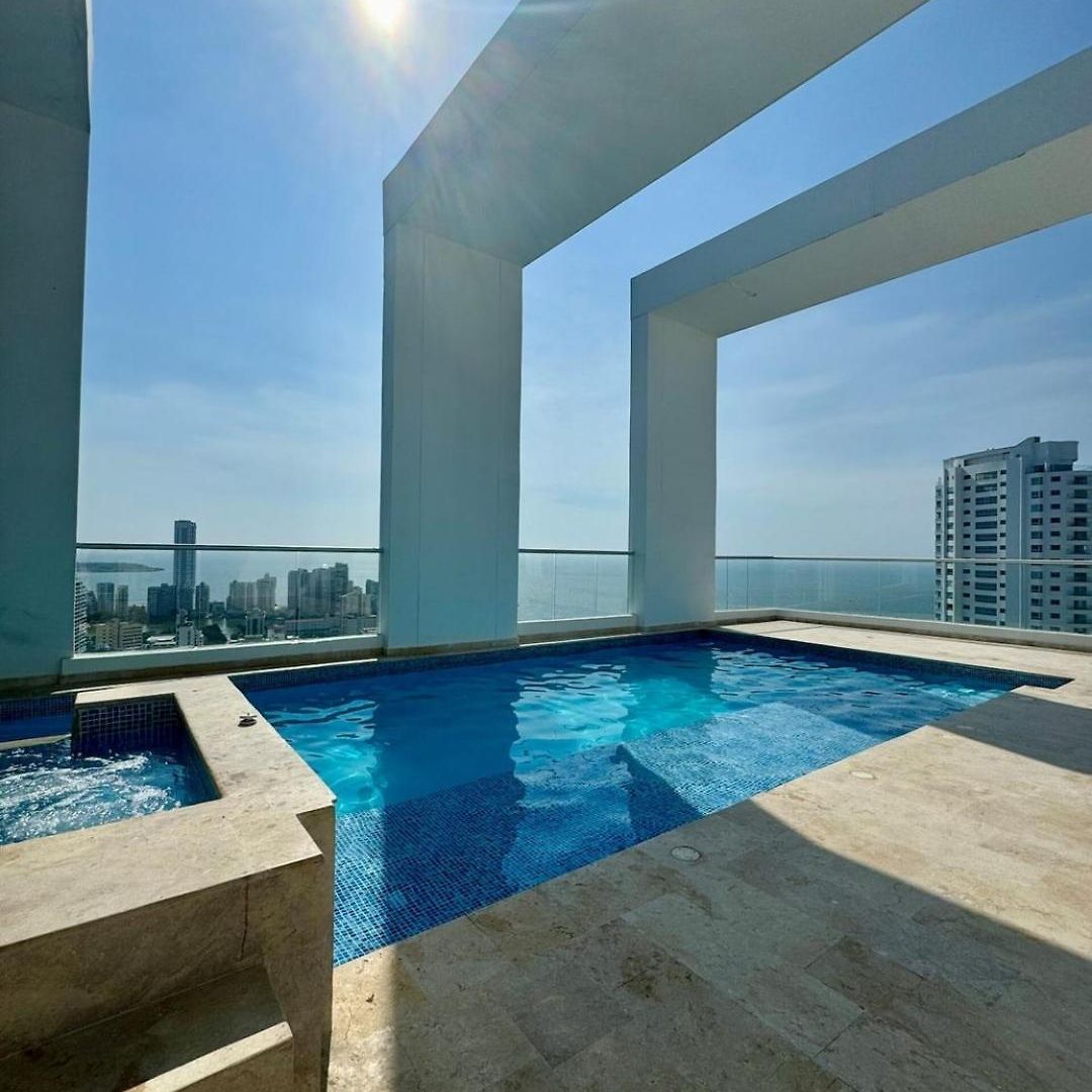 Apartamento Beautiful Modern Loft - Stunning Views -bocagrande *
