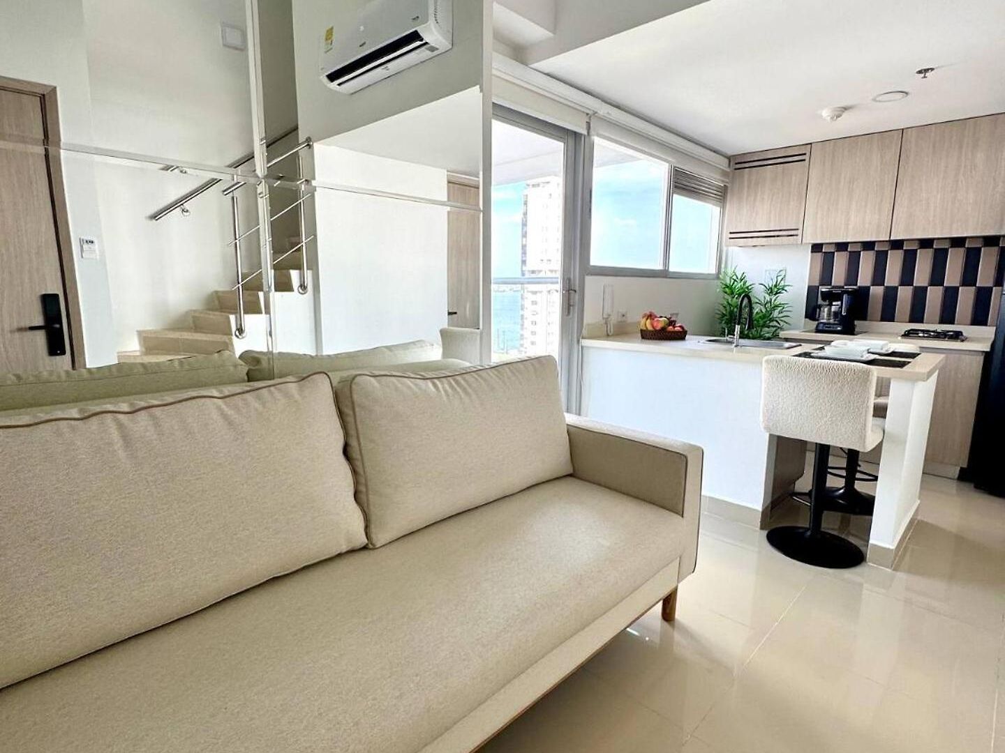 Apartamento Beautiful Modern Loft - Stunning Views -bocagrande