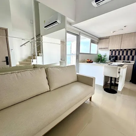 Apartamento Beautiful Modern Loft - Stunning Views -bocagrande